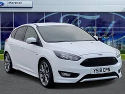 White Used 2018 Ford Focus ST-Line Hatchback | £9,094 (Good price)
