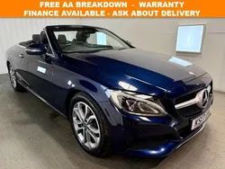 Blue Used 2017 Mercedes C220 Cabriolet | £13,895 (Fair price)