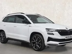 White Used 2023 Skoda Karoq SportLine SUV | £26,266 (Fair price)