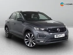 Grey Used 2021 VW T-Roc R-line SUV | £22,475 (Fair price)