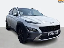 White Used 2022 Hyundai Kona Premium SUV | £13,895 (Fair price)