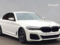 White Used 2022 BMW 520 M Sport Sedan | £27,495 (Fair price)