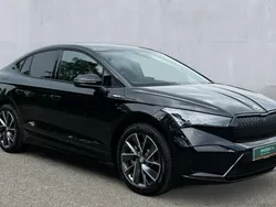 Black magic pearl effect New 2025 Skoda Enyaq iV SportlinePlus SUV | £34,950 (Good price)