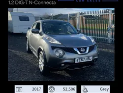 Grey Used 2017 Nissan Juke N-Connecta SUV | £6,999 (Fair price)