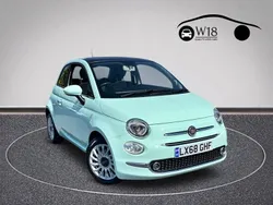 Green Used 2018 Fiat 500 Lounge Hatchback | £7,295 (Fair price)
