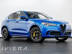 Misano blue Used 2021 Alfa Romeo Stelvio Quadrifoglio SUV | £46,995 (Fair price)