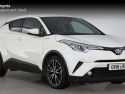 White Used 2018 Toyota C-HR SUV | £15,500 (Fair price)