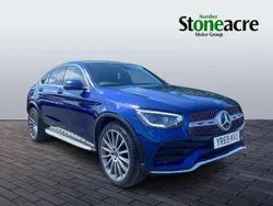 Blue Used 2019 Mercedes GLC300 AMG Line Premium Coupe | £26,495 (Fair price)