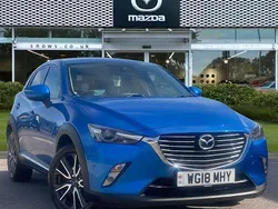Dynamic blue Used 2017 Mazda CX-3 Inclusive SUV | £11,658 (Fair price)
