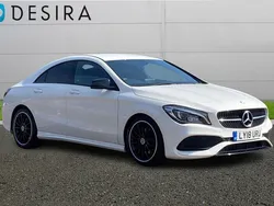 White Used 2018 Mercedes CLA220 AMG line Sedan | £17,990