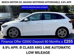 White Used 2019 Mercedes B180 AMG line MPV | £14,490 (Super price)