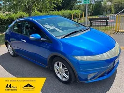 Blue Used 2008 Honda Civic SE Plus Hatchback | £3,490 (Fair price)