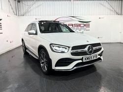 White Used 2019 Mercedes GLC300 AMG line SUV | £23,999 (A bit pricey)