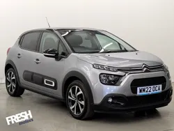 Platinum grey Used 2022 Citroën C3 Shine Hatchback | £11,690 (Fair price)