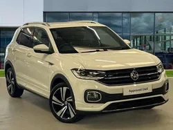 White Used 2019 VW T-Cross R-line SUV | £16,671 (Fair price)