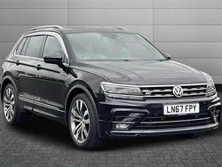 Black Used 2017 VW Tiguan R-line SUV | £18,495