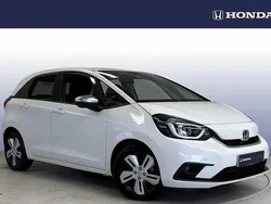 Platinum white Used 2021 Honda Jazz Hybrid Hatchback | £16,948 (Fair price)
