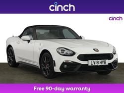 White Used 2018 Abarth 124 Spider Cabriolet | £17,949 (Fair price)
