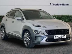 Grey Used 2022 Hyundai Kona Premium SUV | £16,390 (Fair price)