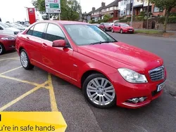 Red Used 2012 Mercedes C220 Elegance Sedan | £6,455 (Fair price)
