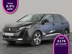 Black Used 2021 Peugeot 3008 Allure Premium Hatchback | £13,359 (Fair price)