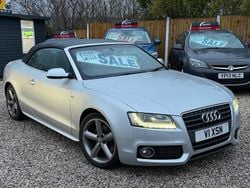 Silver Used 2009 Audi A5 Cabriolet S-Line Cabriolet | £2,495 (Good price)