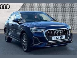 Navarra blue metallic Used 2021 Audi Q3 S-Line SUV | £22,791 (Good price)