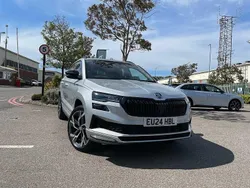 Brilliant silver metallic Used 2024 Skoda Karoq SportLine SUV | £30,990 (Fair price)