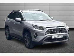 Silver Used 2022 Toyota RAV4 Hybrid Design SUV | £26,291 (Fair price)