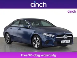 Blue Used 2021 Mercedes A180 Executive Sedan | £17,399 (Good price)