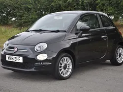 Black Used 2016 Fiat 500 Pop Star Hatchback | £5,995 (A bit pricey)
