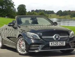 Black Used 2020 Mercedes C200 AMG Line Premium Cabriolet | £21,995 (Fair price)