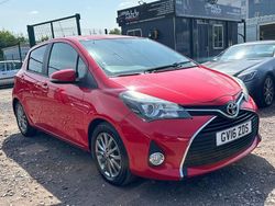 Red Used 2016 Toyota Yaris Hatchback | £4,950 (Good price)