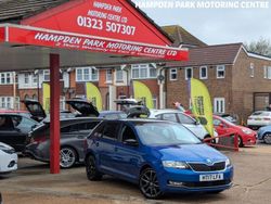 Race blue Used 2017 Skoda Rapid Sport Hatchback | £8,990 (Fair price)