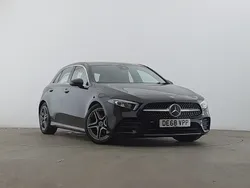 Black Used 2018 Mercedes A200 AMG line Hatchback | £18,298 (Fair price)