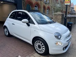 White Used 2019 Fiat 500 Lounge Cabriolet | £8,899 (Fair price)