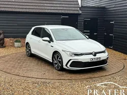 White Used 2021 VW Golf VIII R-line Hatchback | £20,000 (Fair price)