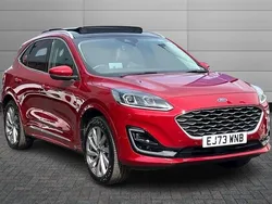 Lucid red Used 2023 Ford Kuga Vignale SUV | £24,995 (Fair price)
