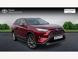 Red Used 2022 Toyota RAV4 Hybrid SUV | £32,747 (A bit pricey)