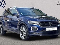 Blue Used 2020 VW T-Roc R-line SUV | £21,450 (Fair price)