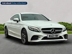 White Used 2021 Mercedes C43 AMG Premium Coupe | £32,499 (Good price)