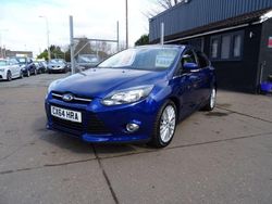 Blue Used 2014 Ford Focus Zetec Hatchback | £3,795 (Fair price)