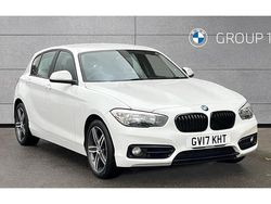 Alpine white Used 2017 BMW 118 Sport Line Hatchback | £13,275 (Fair price)