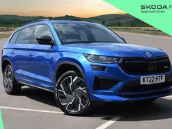 Blue Used 2022 Skoda Kodiaq vRS SUV | £30,900 (Fair price)