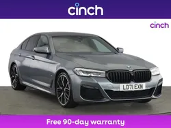 Blue Used 2021 BMW 520 M Sport Sedan | £25,699 (Fair price)