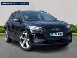 Black Used 2025 Audi Q4 e-tron Black Edition SUV | £40,895