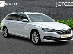 White Used 2023 Skoda Superb SE Technology Estate | £20,201 (A bit pricey)