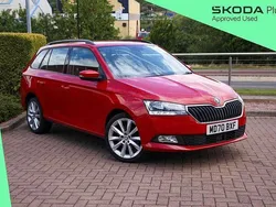 Velvet red metallic Used 2021 Skoda Fabia SE L Estate | £12,000 (Good price)