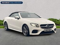 White Used 2021 Mercedes E220 AMG line Cabriolet | £27,999 (Fair price)