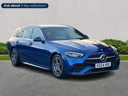 Blue Used 2024 Mercedes C200 AMG line | £28,999 (Expensive)